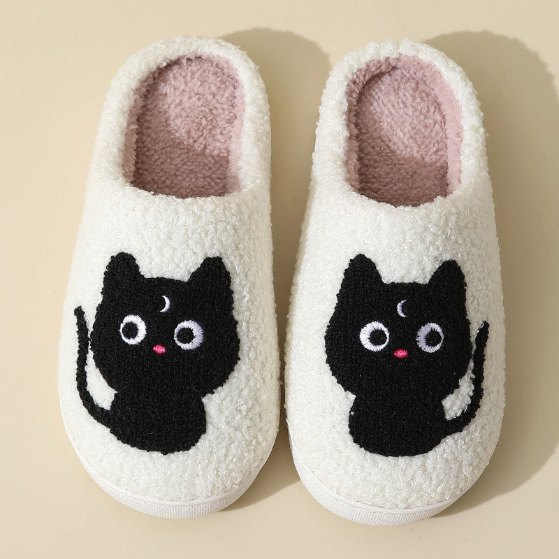 Chaussons Femme Chauds avec Motifs Animaliers – Doux, Confortables et Antidérapants