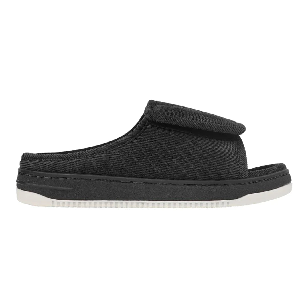Chaussons Femme Doublés à Scratch – Ajustables, Confortables et Chauds – Intérieur