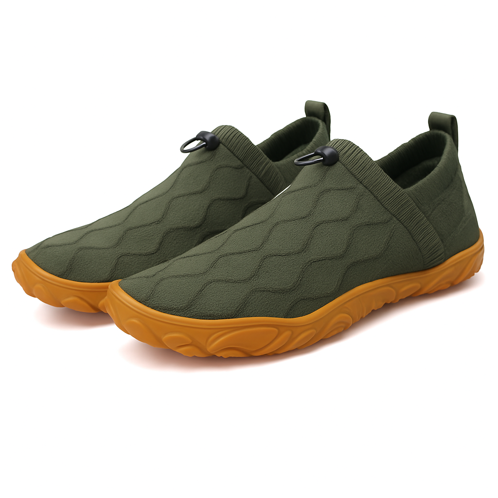 Baskets Barefoot Homme Sans Lacets – Effet Chaussette, Souples et Décontractées