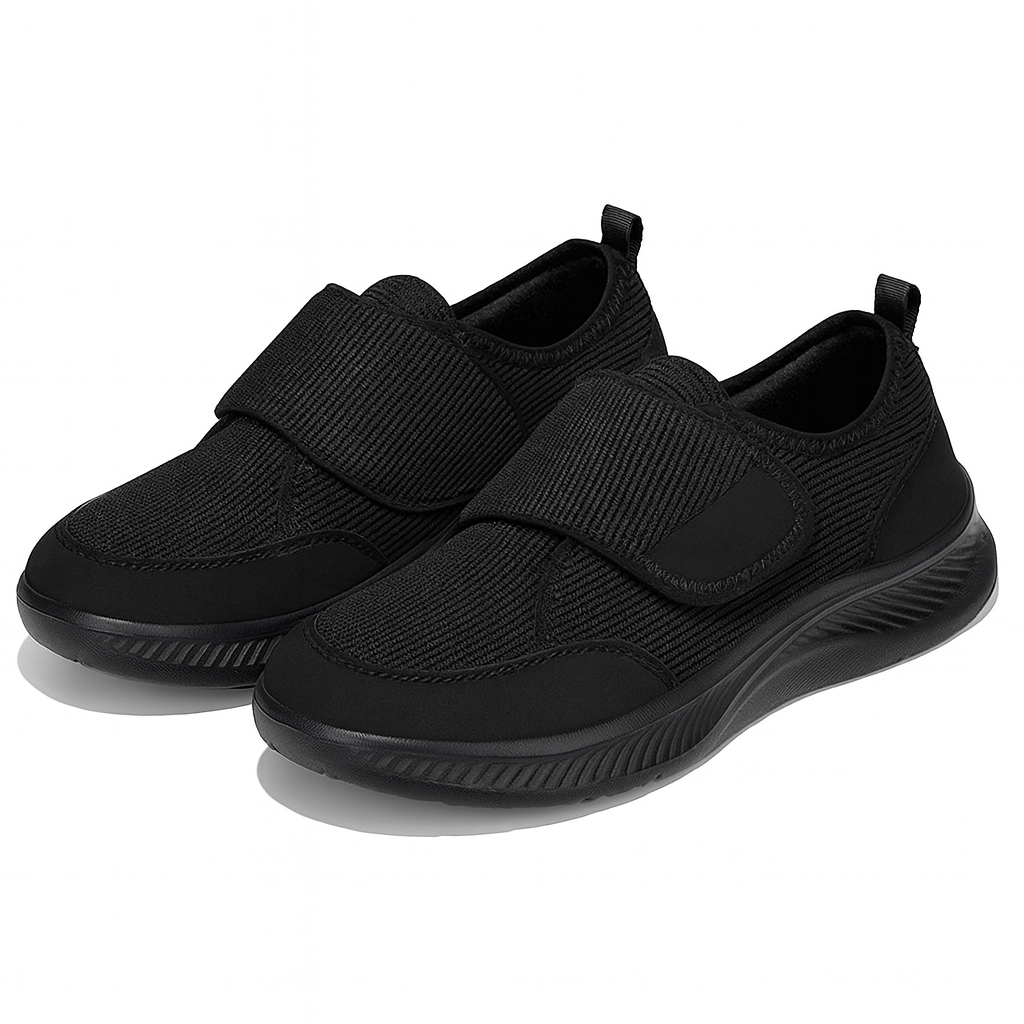 Chaussures Unisex Confortables Avec Fermeture Velcro – Large Ajustement