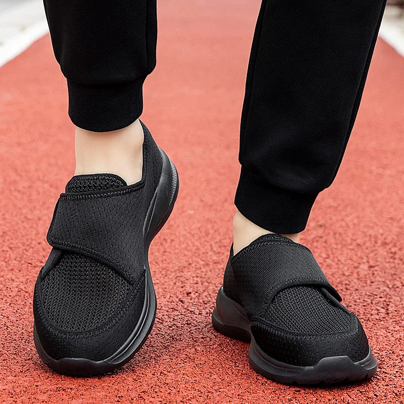 Chaussures Unisex à Large Ouverture Avec Fermeture Velcro