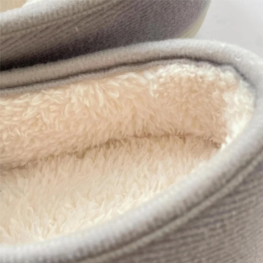 Pantoufles Unisex à Large Ouverture Avec Fermeture Velcro