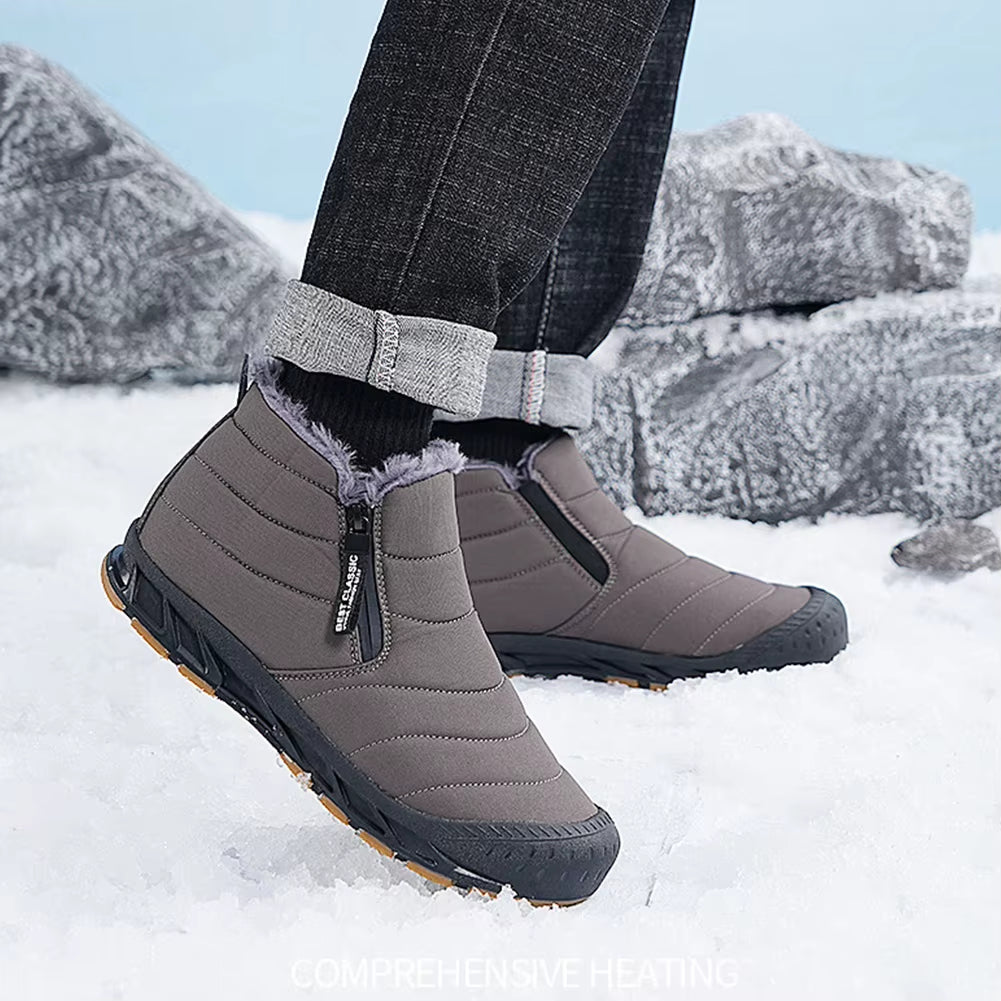 Bottes d’Hiver Unisex Imperméables et Doublées – Chaudes et Confortables