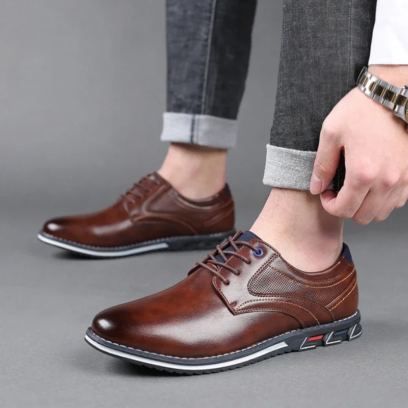 Chaussures Habillées Homme en Similicuir – Légères, Souples et Confortables