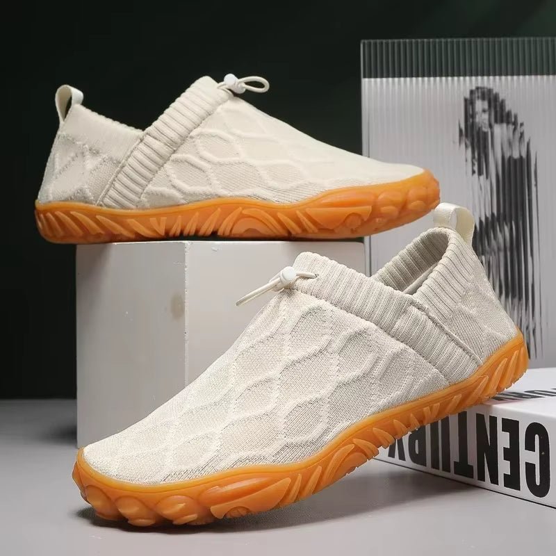 Baskets Barefoot Homme Sans Lacets – Effet Chaussette, Souples et Décontractées