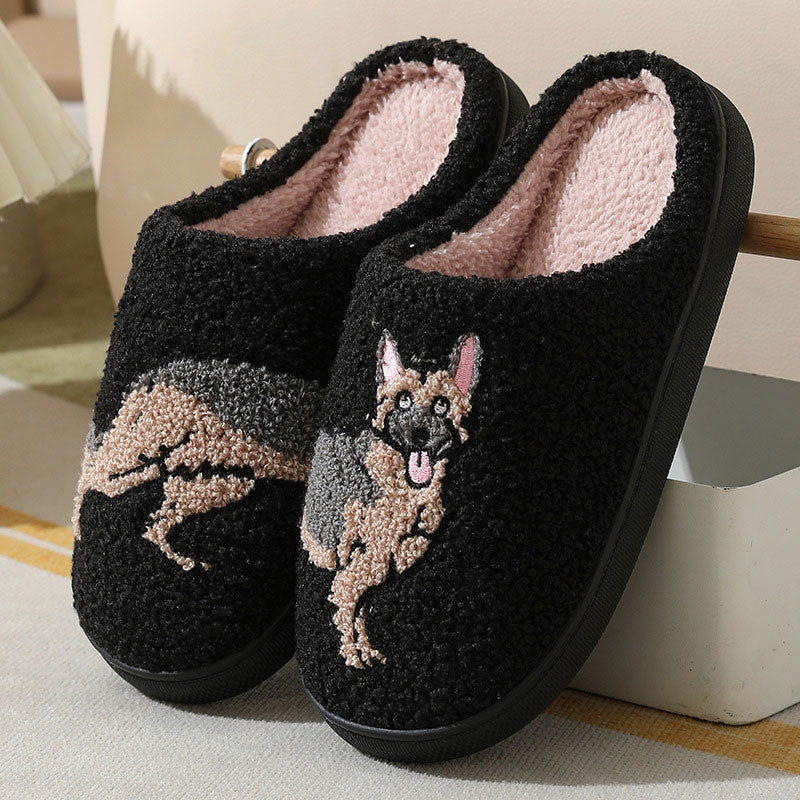 Chaussons Femme Chauds avec Motifs Animaliers – Doux, Confortables et Antidérapants