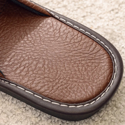 Chaussons Homme Slip-On Semelle Ergonomique Antidérapante Durable Légère