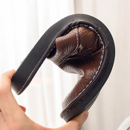 Chaussons Homme Slip-On Semelle Ergonomique Antidérapante Durable Légère