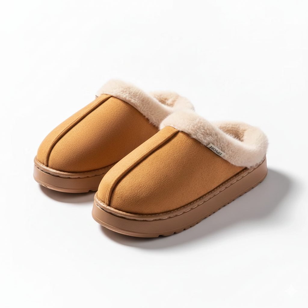 Chaussons d’Intérieur Femme en Coton – Doux, Légers et Confortables