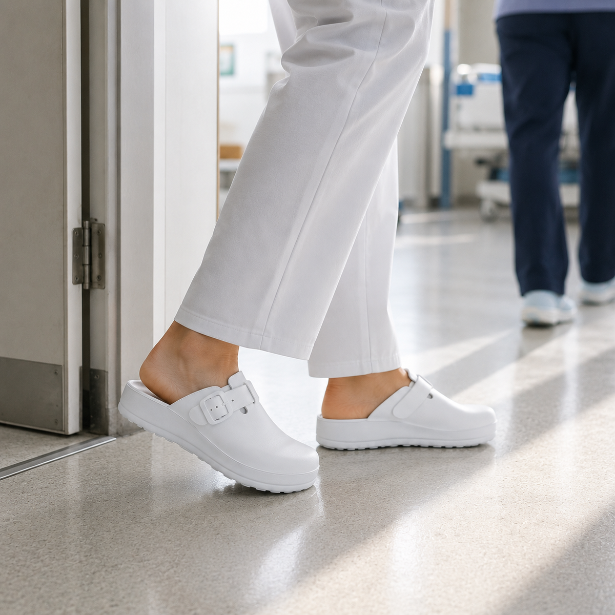 Sabots Infirmière Unisex EVA Antidérapant Léger Respirant Travail Soins