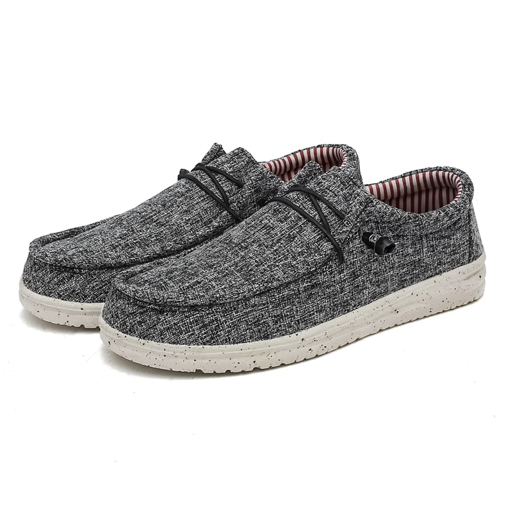 Baskets Slip-On Homme Avec Lacets Élastiques – Légères et Confortables