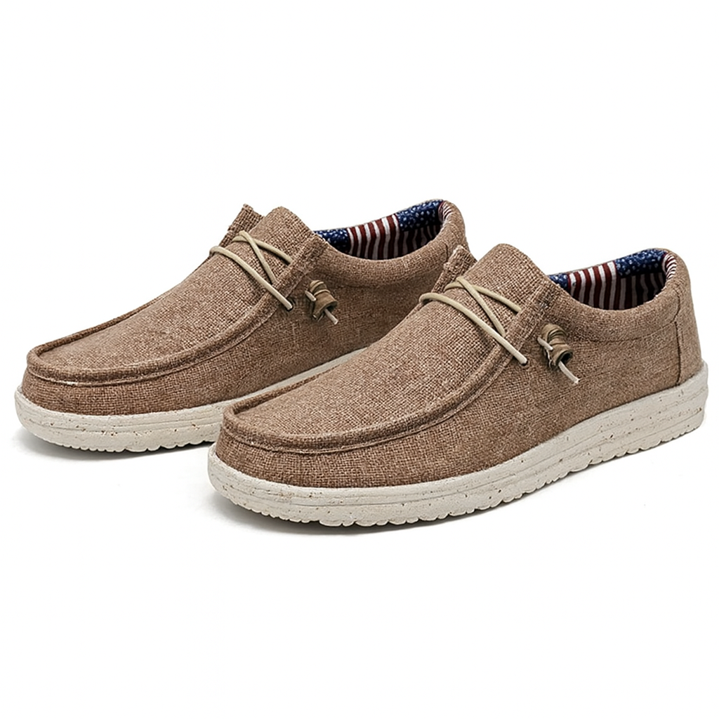 Baskets Slip-On Homme Avec Lacets Élastiques – Légères et Confortables