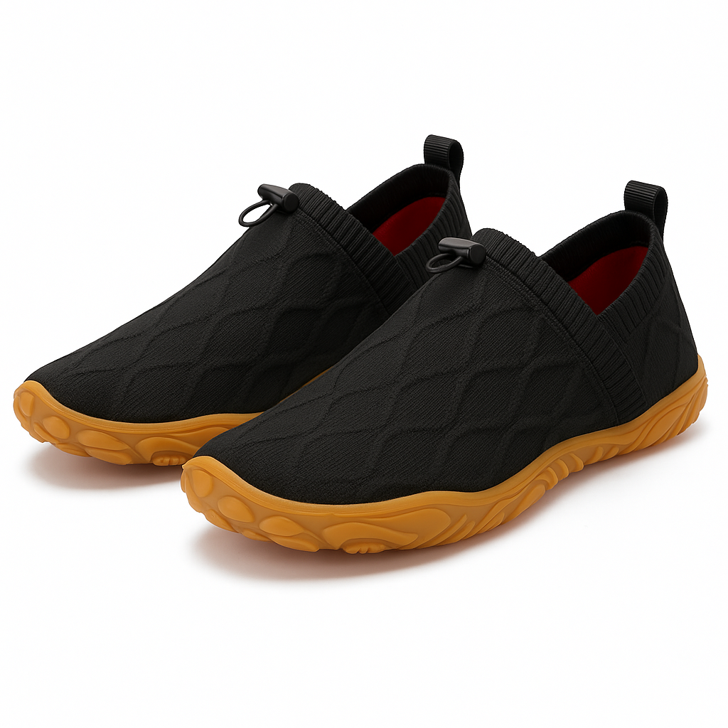 Baskets Barefoot Homme Sans Lacets – Effet Chaussette, Souples et Décontractées