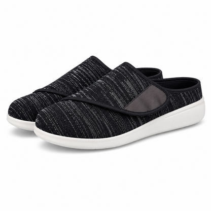Chaussures Sans Lacets Extra Larges Velcro Respirantes et Semelle Antidérapante