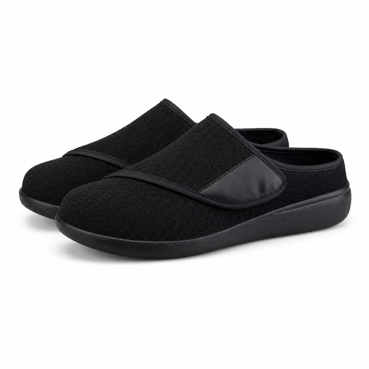 Chaussures Sans Lacets Extra Larges Velcro Respirantes et Semelle Antidérapante