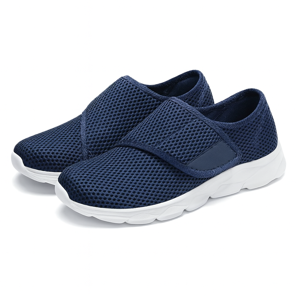 Chaussures Unisex à Large Ajustement Avec Fermeture Velcro – Confort Souple et Léger