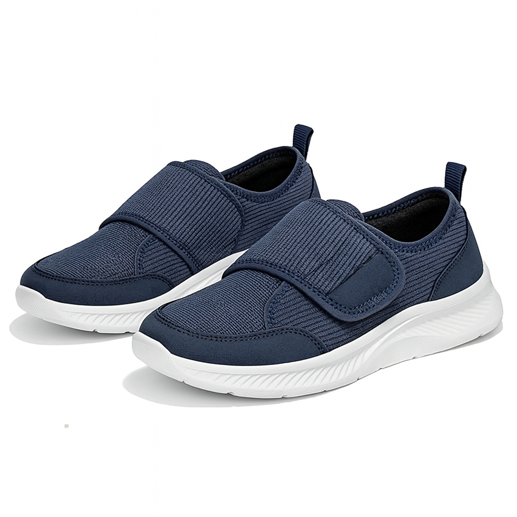 Chaussures Unisex Confortables Avec Fermeture Velcro – Large Ajustement