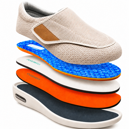 Chaussures Larges Femme Homme Faciles à Enfiler, Légères et Respirantes