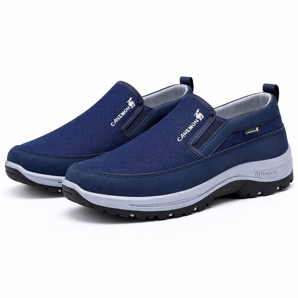 Chaussures Marche Homme Slip-On Respirantes Semelle Flexible Antidérapante Légères