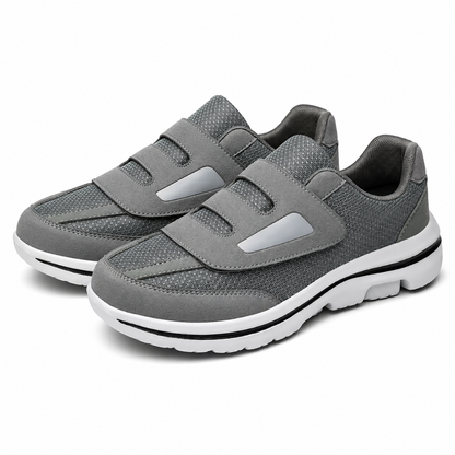 Chaussures Extra Larges avec Fermeture Velcro Réglable et Tige en Maille Respirante