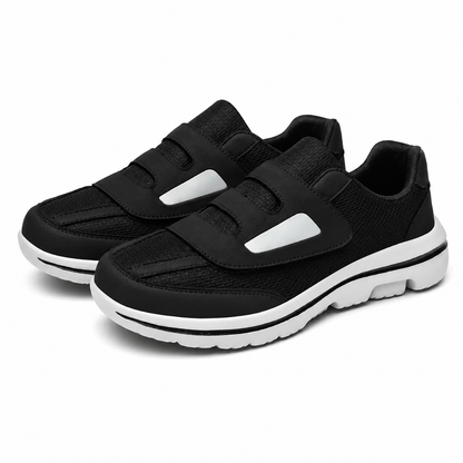 Chaussures Extra Larges avec Fermeture Velcro Réglable et Tige en Maille Respirante