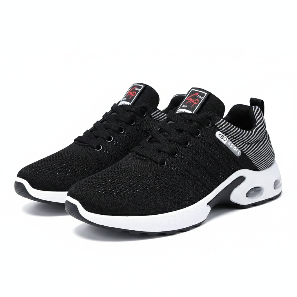 Baskets Homme Confortables – Large Ajustement, Semelle Souple et Adhérente
