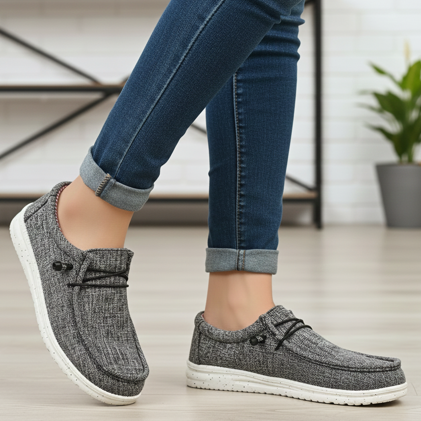 Baskets Slip-On Homme Avec Lacets Élastiques – Légères et Confortables