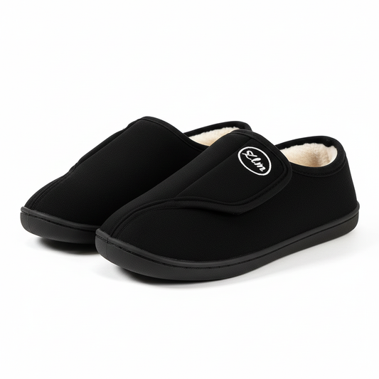 Chaussons Homme et Femme – Confortables avec Ouverture Réglable et Semelle Antidérapante