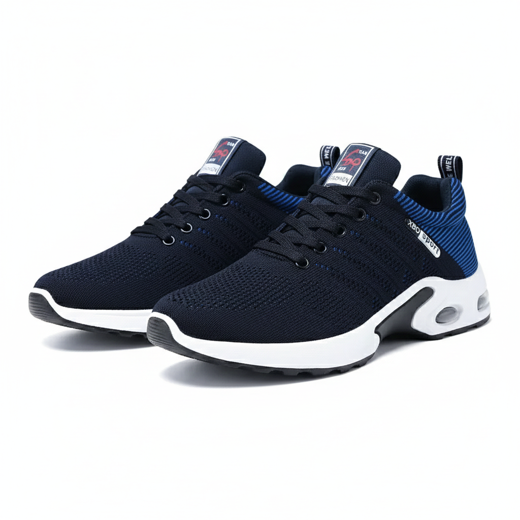 Baskets Homme Confortables – Large Ajustement, Semelle Souple et Adhérente