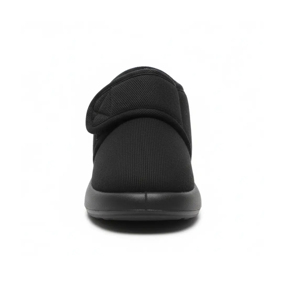 Chaussons Montants à Scratch – Doublés, Chauds et Confortables – Usage Intérieur