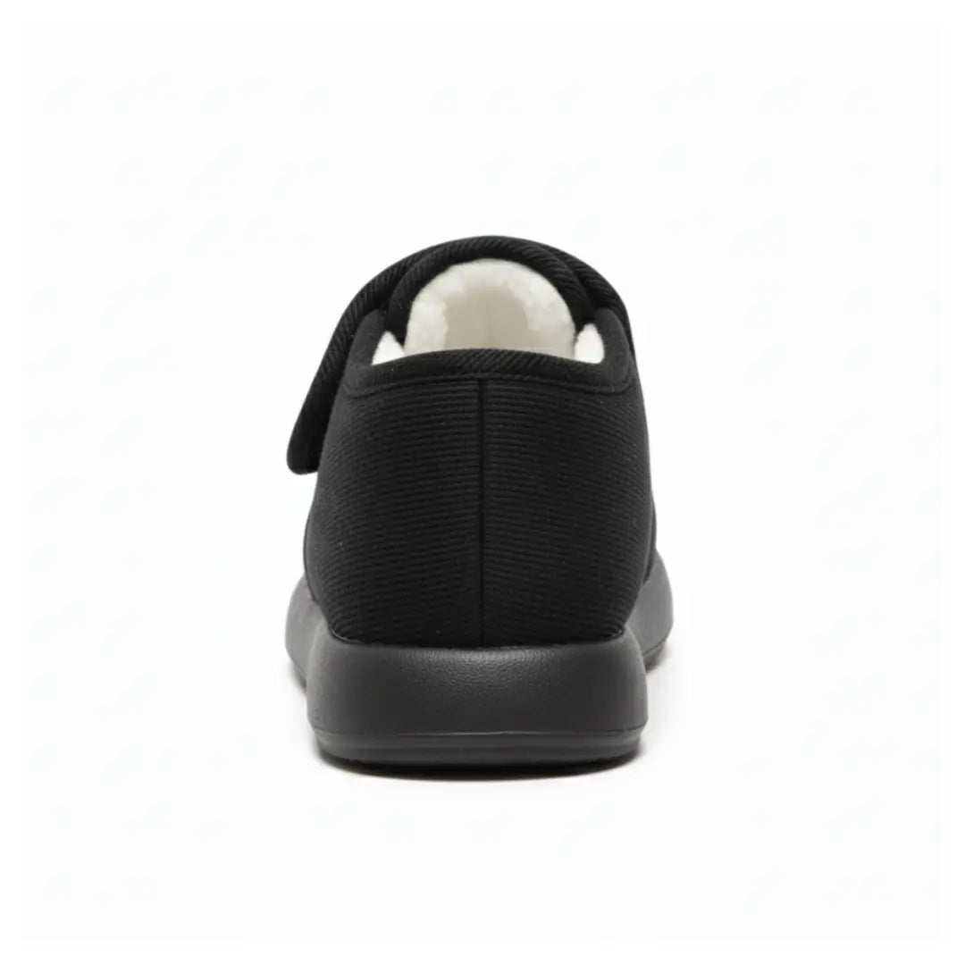 Chaussons Montants à Scratch – Doublés, Chauds et Confortables – Usage Intérieur