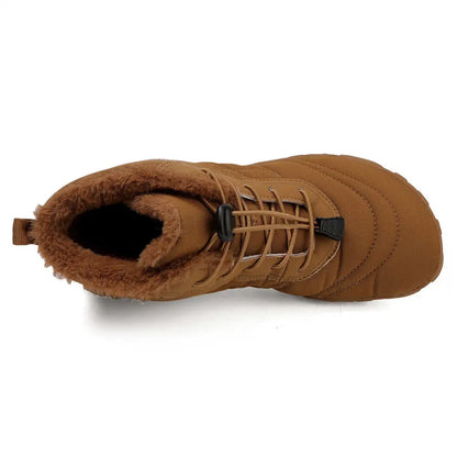 Femmes Hommes Chaussures Barefoot Doublées Élastiques Flexibles Hiver