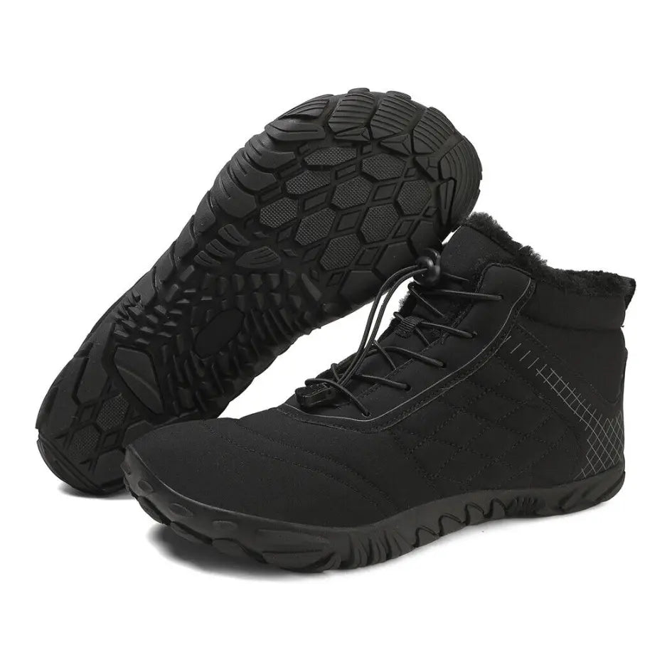 Femmes Hommes Chaussures Barefoot Doublées Élastiques Flexibles Hiver
