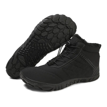 Femmes Hommes Chaussures Barefoot Doublées Élastiques Flexibles Hiver