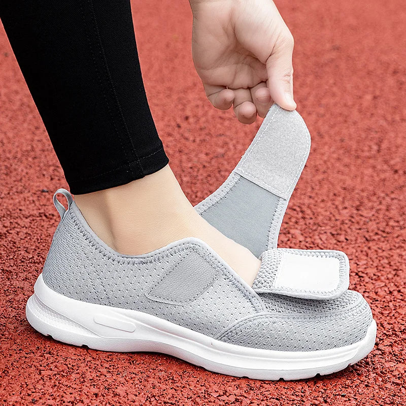 Chaussures Unisex à Large Ouverture Avec Fermeture Velcro