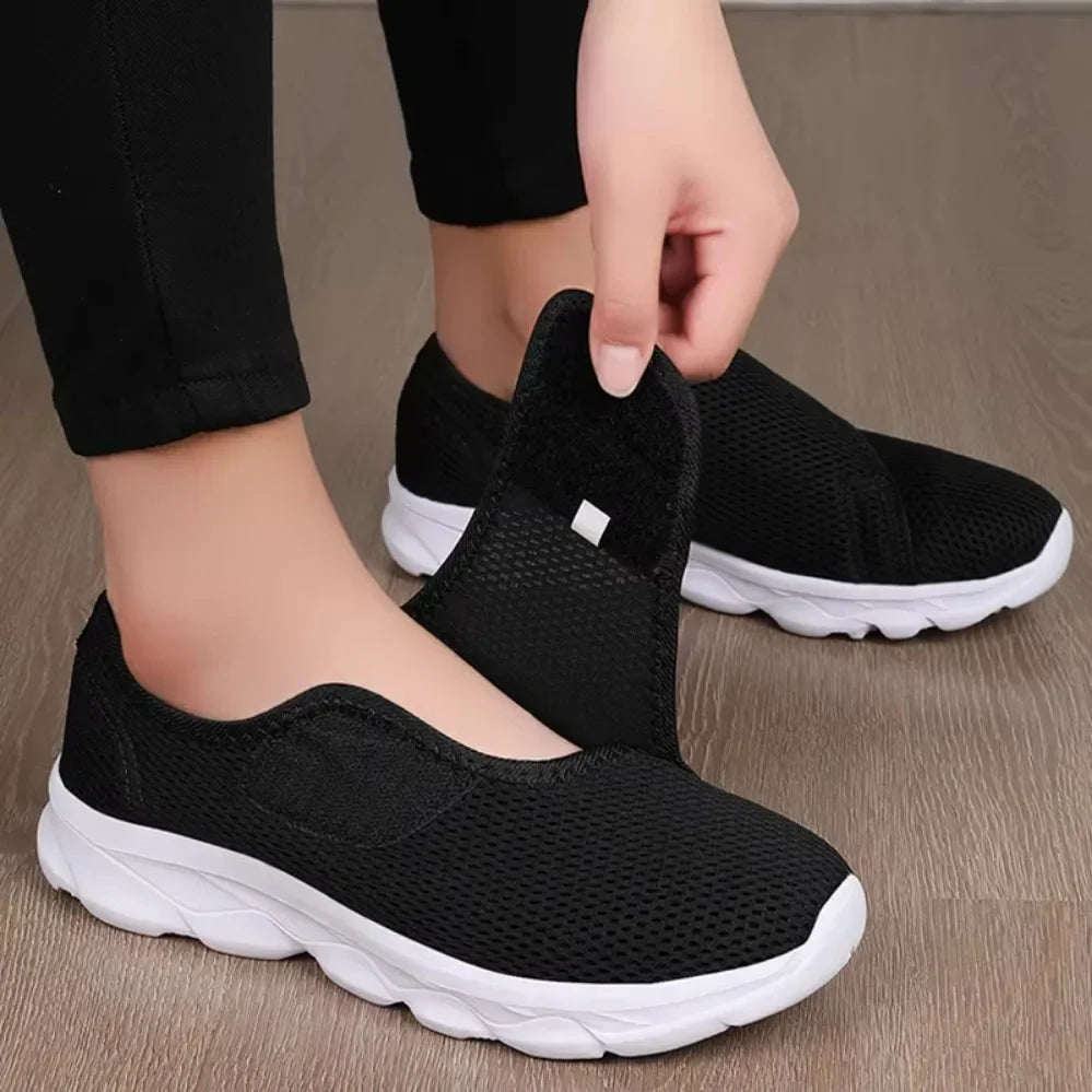 Chaussures Unisex à Large Ajustement Avec Fermeture Velcro – Confort Souple et Léger