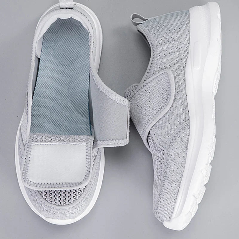 Chaussures Unisex à Large Ouverture Avec Fermeture Velcro