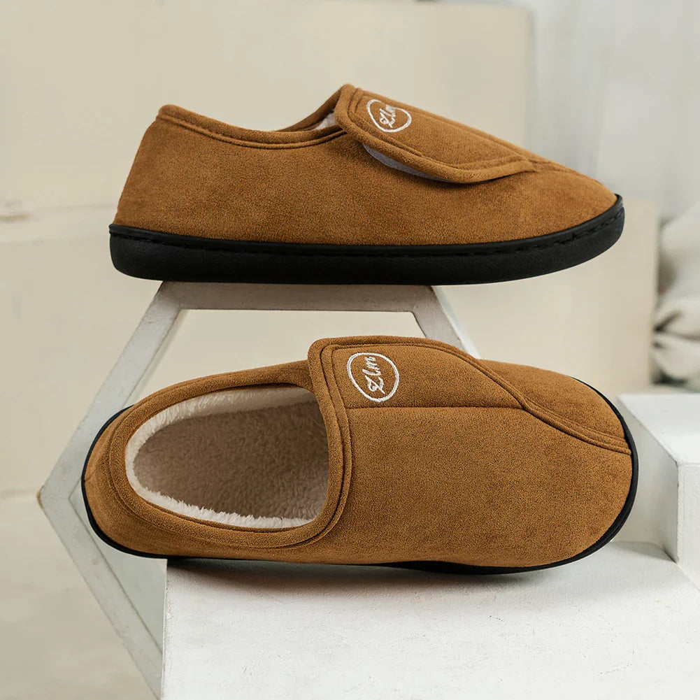 Chaussons Homme et Femme – Confortables avec Ouverture Réglable et Semelle Antidérapante