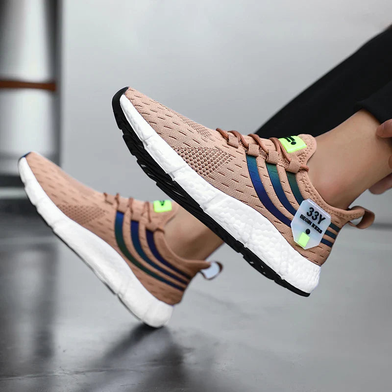 Baskets de Sport Homme Avec Amorti Souple et Semelle Antidérapante