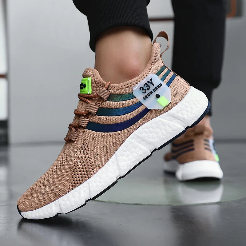 Baskets de Sport Homme Avec Amorti Souple et Semelle Antidérapante