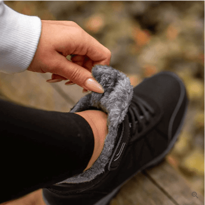 Femmes Hommes Bottes d'Hiver Doublées Déperlantes Antidérapantes Semelle Amortissante