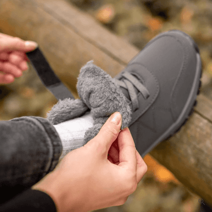 Femmes Hommes Bottes d'Hiver Doublées Déperlantes Antidérapantes Semelle Amortissante
