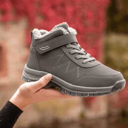Femmes Hommes Bottes d'Hiver Doublées Déperlantes Antidérapantes Semelle Amortissante