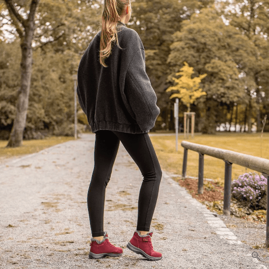 Femmes Hommes Bottes d'Hiver Doublées Déperlantes Antidérapantes Semelle Amortissante