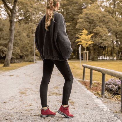 Femmes Hommes Bottes d'Hiver Doublées Déperlantes Antidérapantes Semelle Amortissante