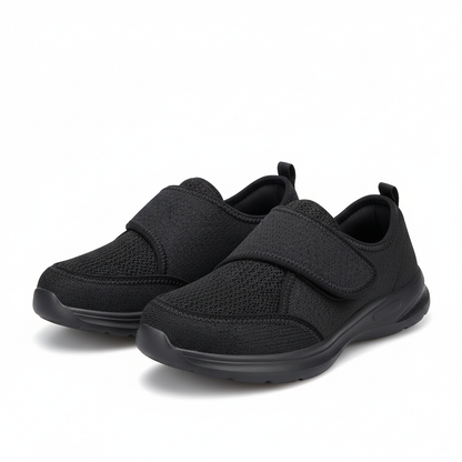Chaussures Extra Larges Femme Homme avec Fermeture Velcro pour Pieds Larges