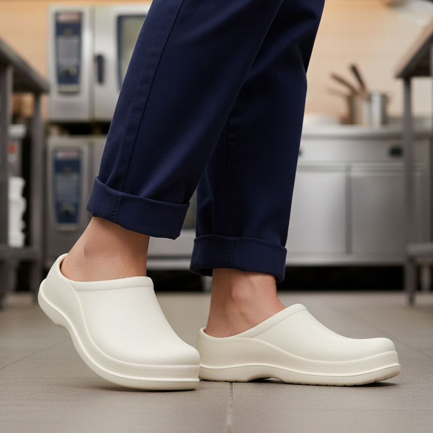 Chaussures de Cuisine Homme et Femme – Antidérapantes, Légères et Confortables