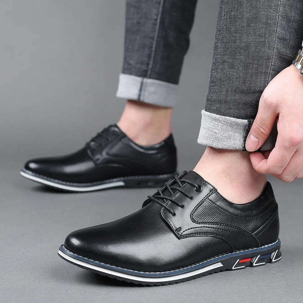 Chaussures Habillées Homme en Similicuir – Légères, Souples et Confortables
