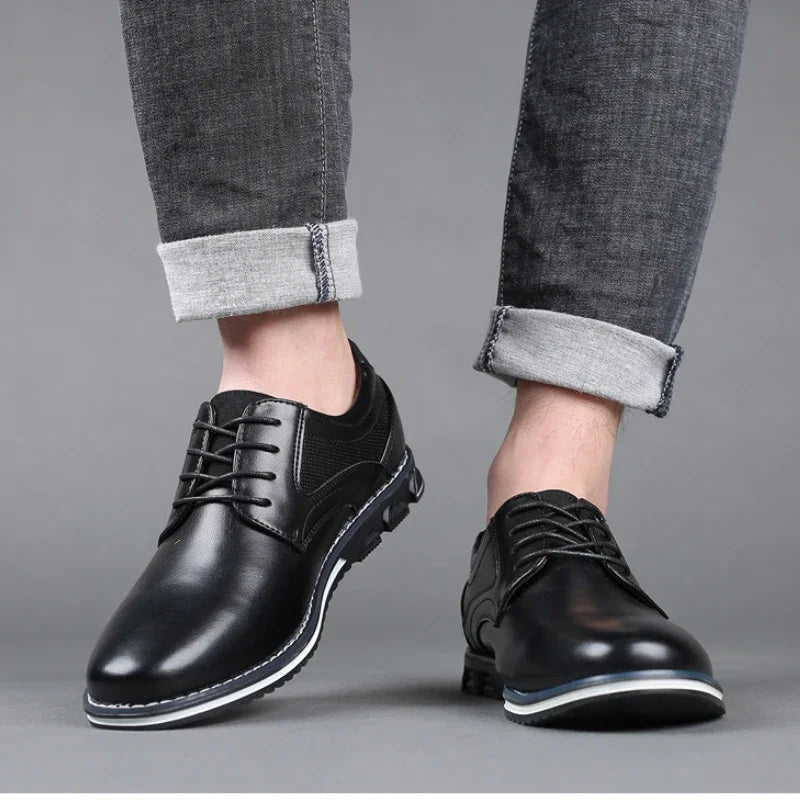 Chaussures Habillées Homme en Similicuir – Légères, Souples et Confortables