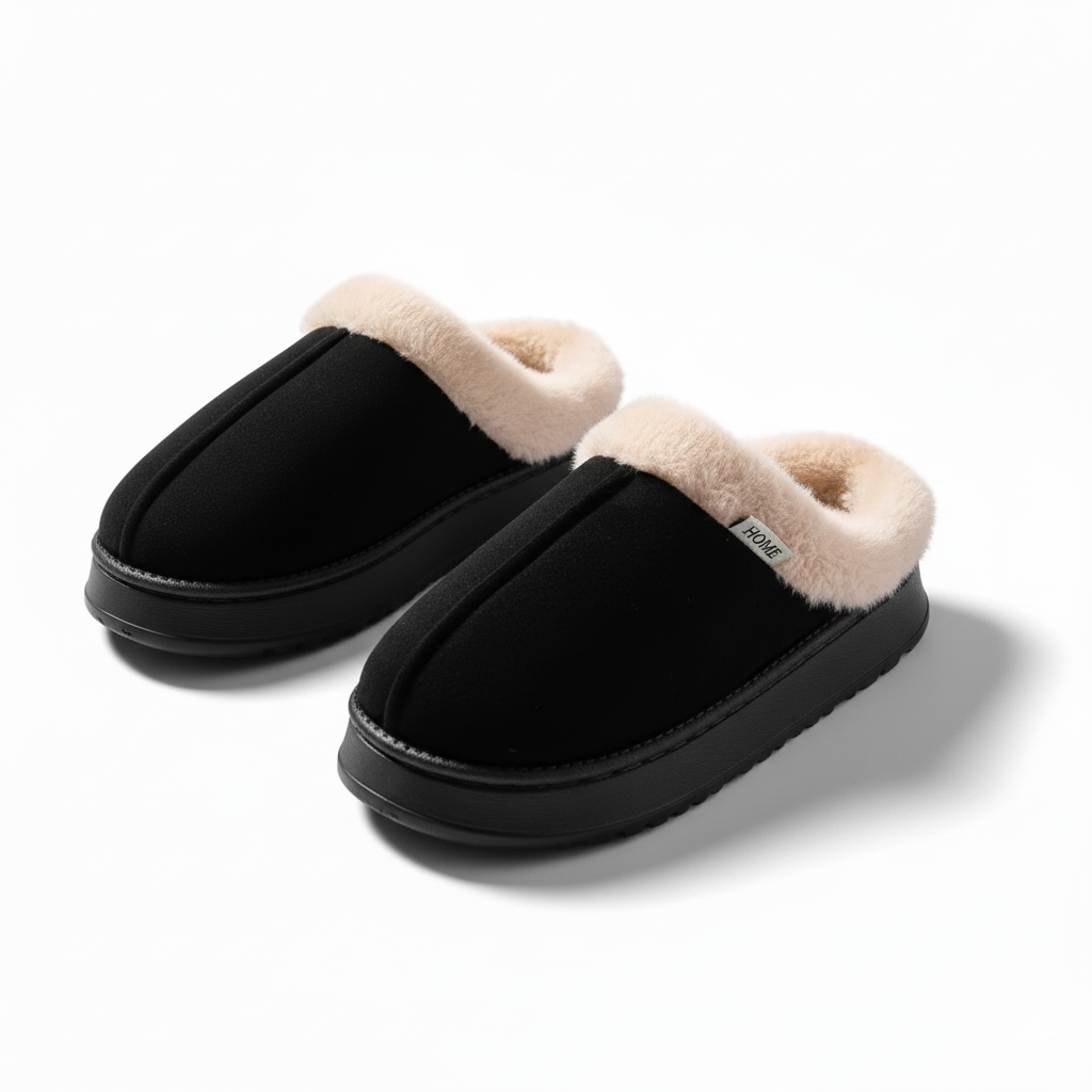 Chaussons d’Intérieur Femme en Coton – Doux, Légers et Confortables